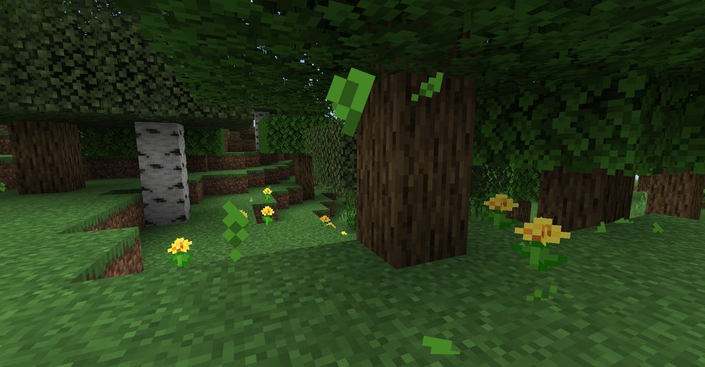Falling Leaves Mod (1.20.1, 1.19.4) - Makes Leaf Particles Fall from Leaf Blocks 3