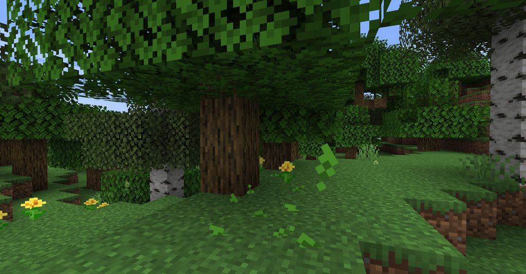Falling Leaves Mod (1.20.1, 1.19.4) - Makes Leaf Particles Fall from Leaf Blocks 4