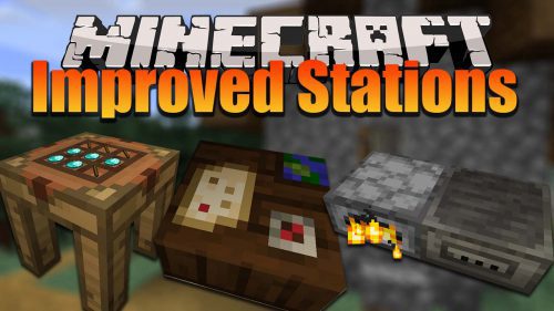 Improved Stations Mod (1.18.2, 1.16.5) – Workbench, Crafting Table Thumbnail