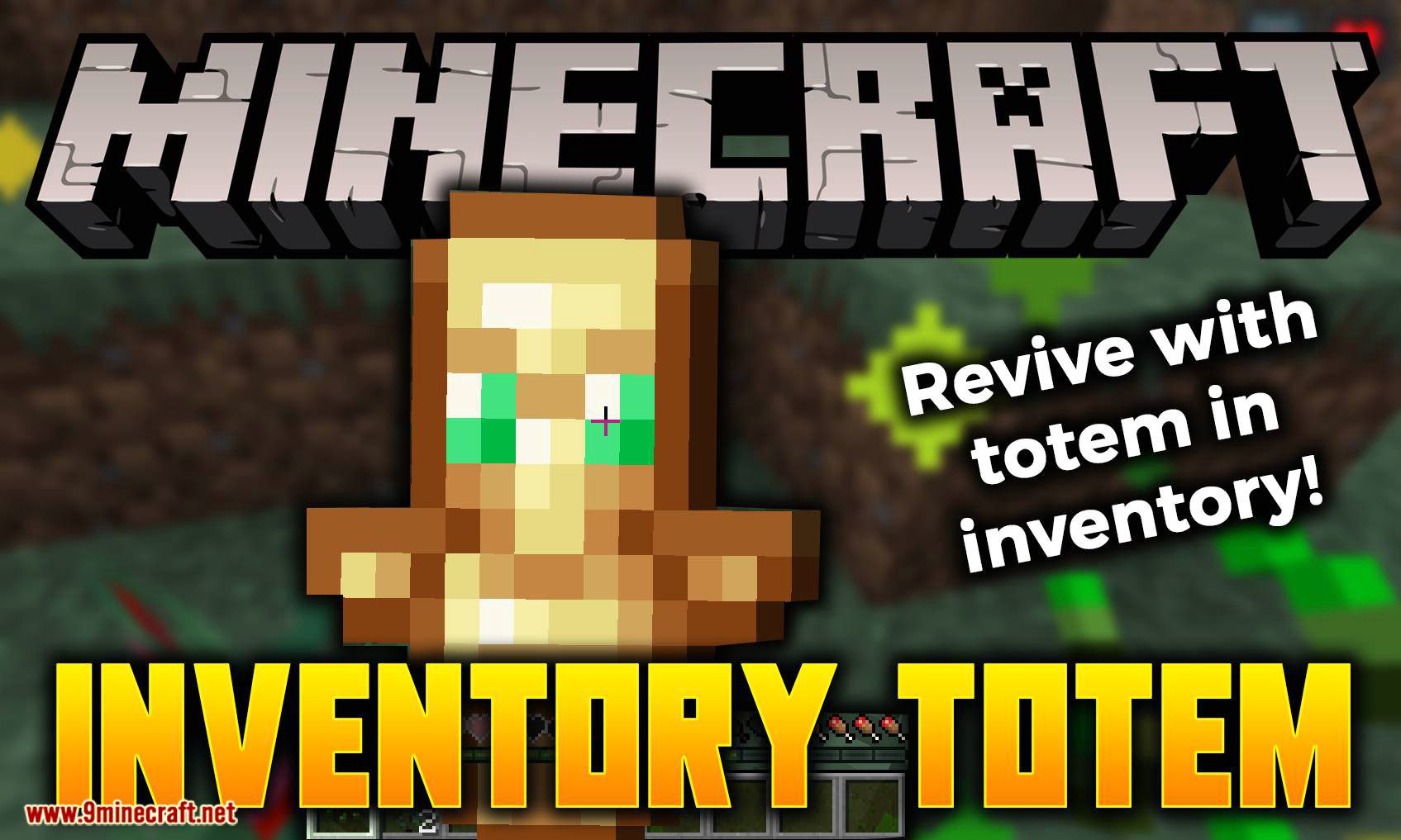 Inventory Totem Mod (1.21.1, 1.20.1) - Automatic Totem Working 1