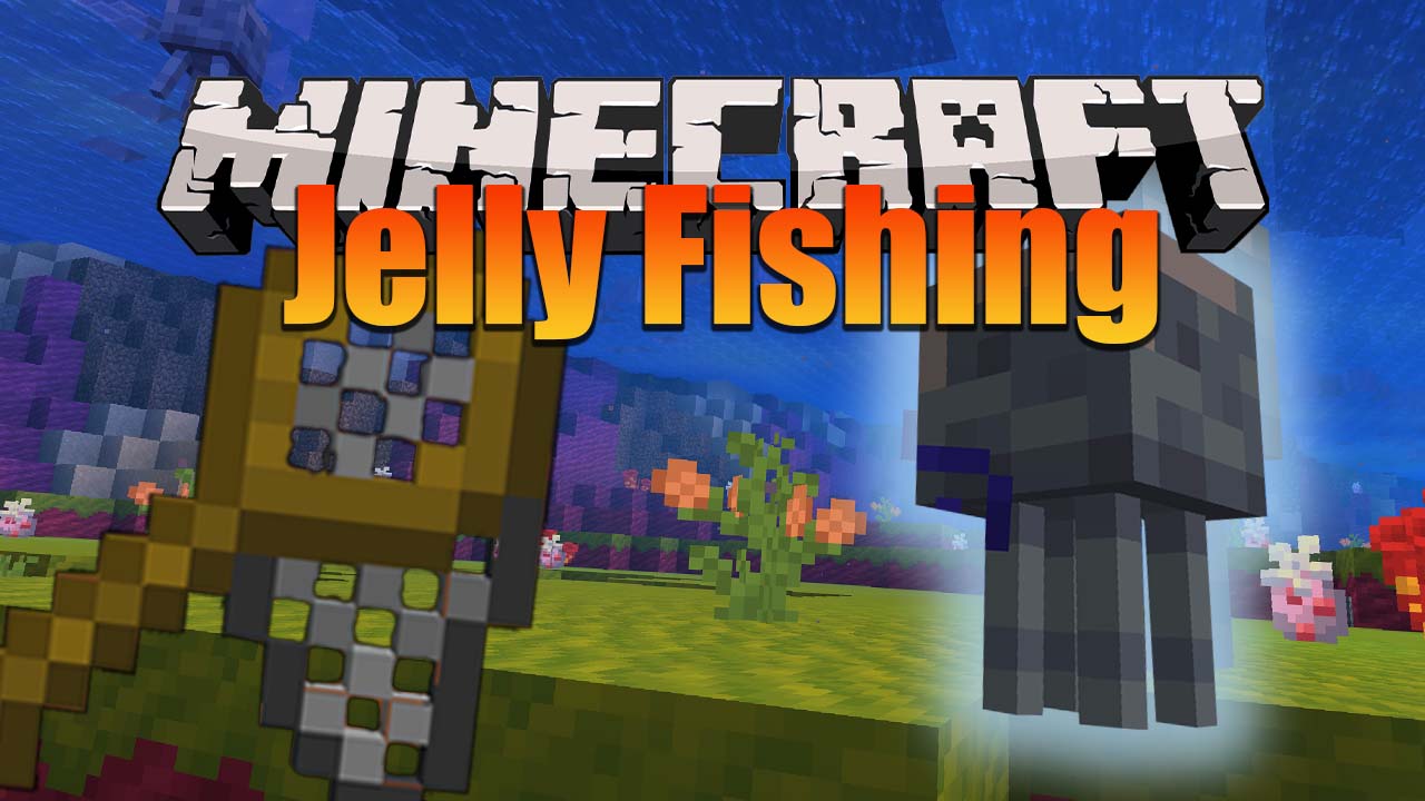 JellyFishing Mod (1.19.3, 1.16.5) - Biome, Fishing, Presents 1