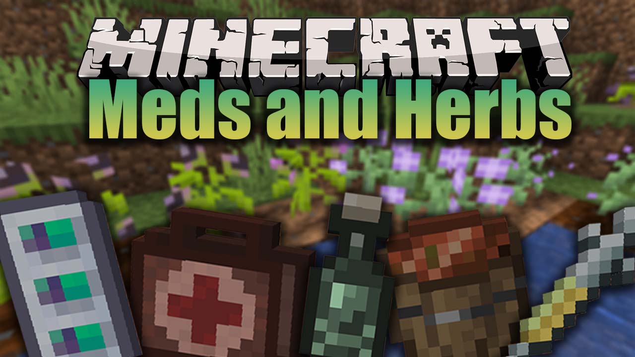 Meds and Herbs Mod (1.20.1, 1.19.4) - Medicine, Healing, Poison 1