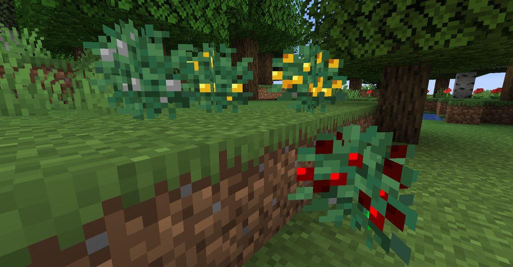 Metal Bushes Mod 1.17.1, 1.16.5 (Resource, Gathering) 2