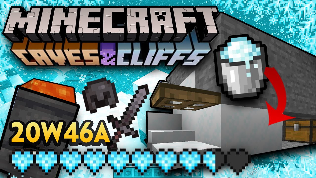 Minecraft 1.17 Snapshot 20w46a (Powder Snow, Freezing Damage) 1