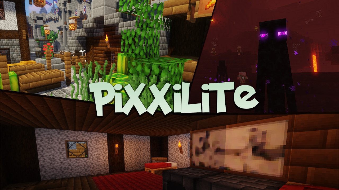 Pixxilite Resource Pack (1.16.5, 1.15.2) - Texture Pack 1