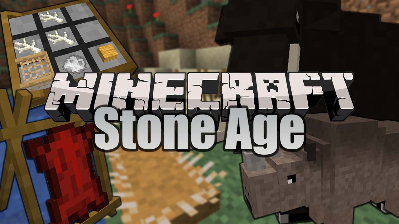 Stone Age Mod (1.16.5, 1.15.2) - Animals, Building, Tools, Dinosaurs 1