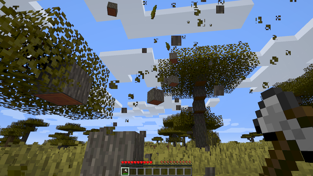 Tree Chop Mod (1.19.1, 1.18.2) - Cut Down Trees, Harvesting 12