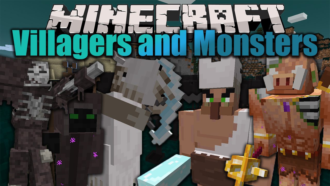 Villagers and Monsters Mod 1.16.5, 1.15.2 (Adventurous, 50+ Mobs, Unique Armors) 1