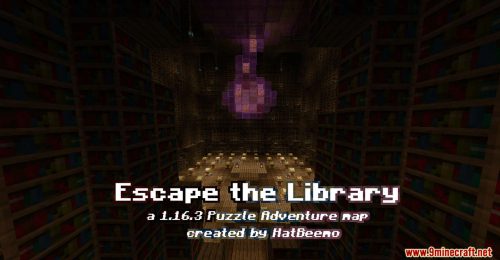 Escape the Library Map (1.20.4, 1.19.4) for Minecraft Thumbnail