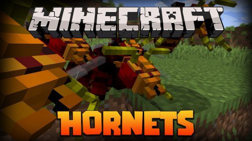 Hornets Mod 1.16.5, 1.16.4 (Insect, Hostile Entity) Thumbnail