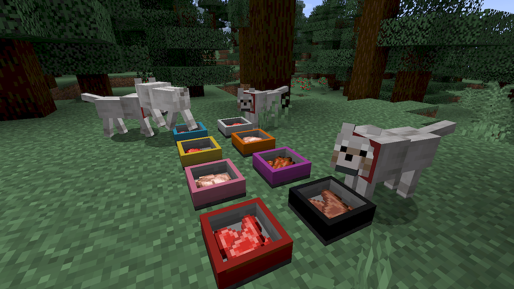 Improved Wolves Mod 1.15.2 (Pet Feeder) 7