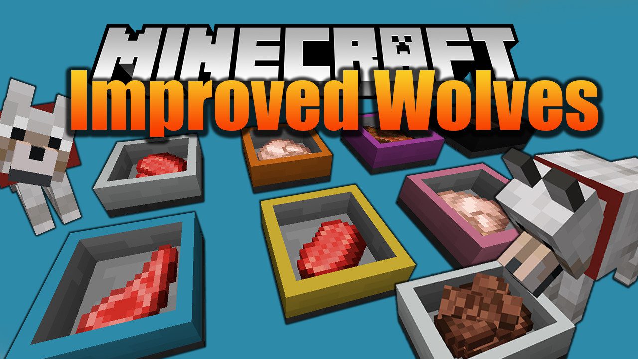 Improved Wolves Mod 1.15.2 (Pet Feeder) 1