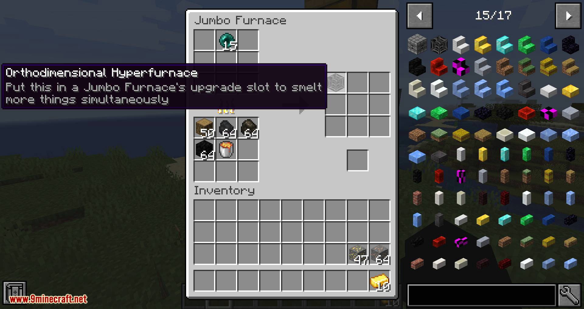 Jumbo Furnace Mod (1.20.1, 1.19.2) - Jumbo Mumbo 20