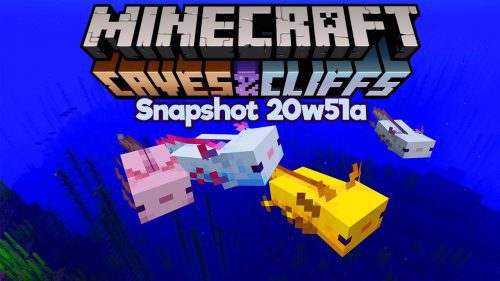 Minecraft 1.17 Snapshot 20w51a (Axolotls are The Cutest Mobs Ever) Thumbnail