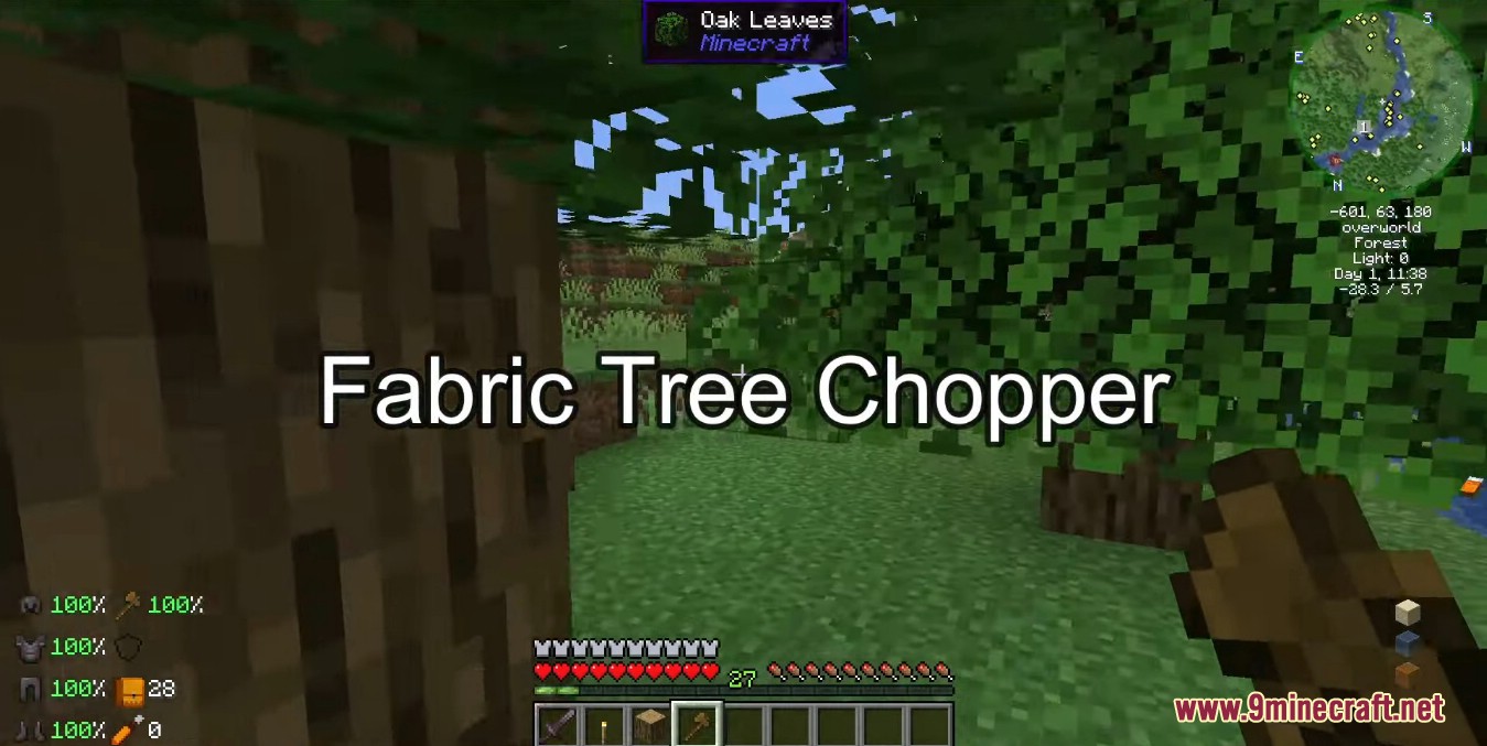 Tree Chopper Mod (1.19.2, 1.18.2) - Cut Down the Whole Tree 2