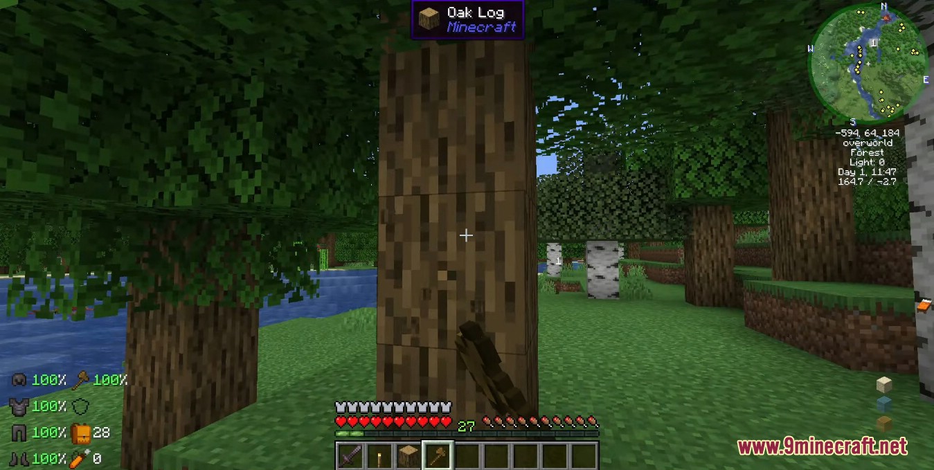 Tree Chopper Mod (1.19.2, 1.18.2) - Cut Down the Whole Tree 3