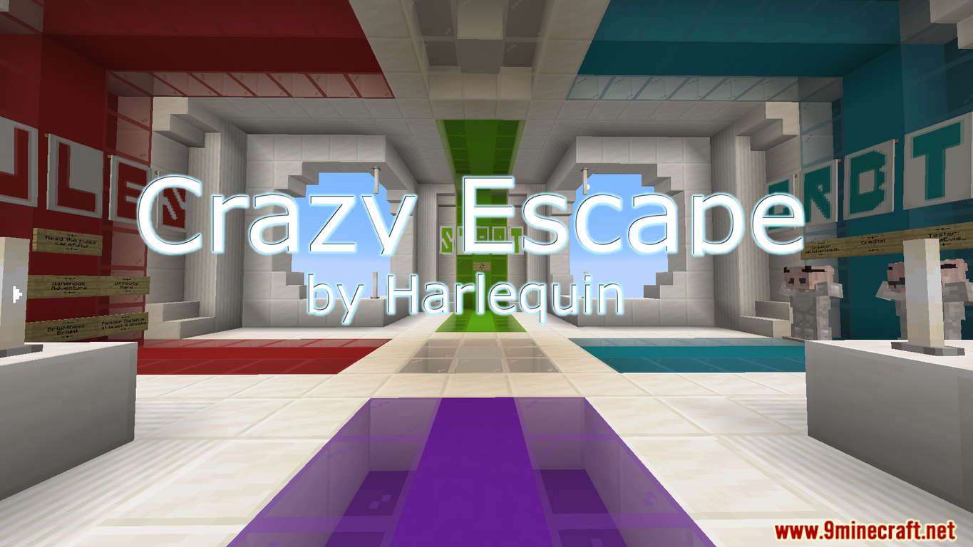 Crazy Escape Map 1.15.2 for Minecraft 1