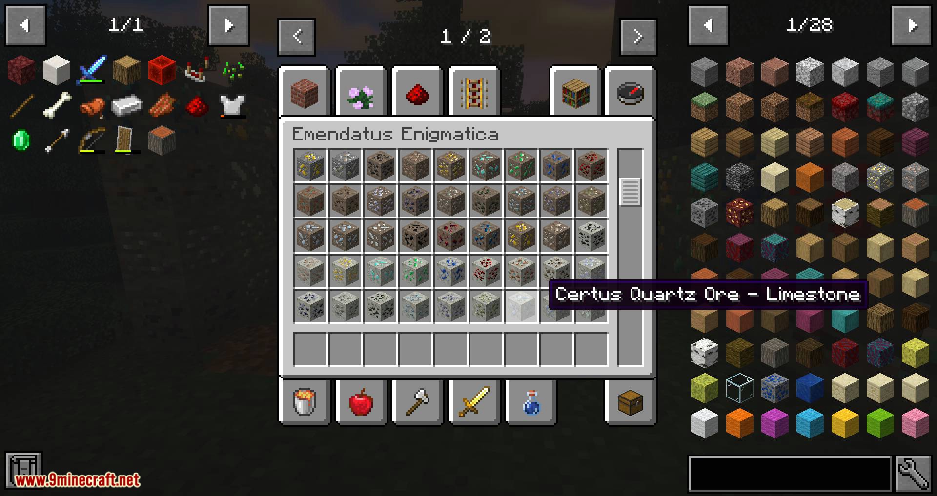 Emendatus Enigmatica Mod (1.19.2, 1.16.5) - Unify Materials 9