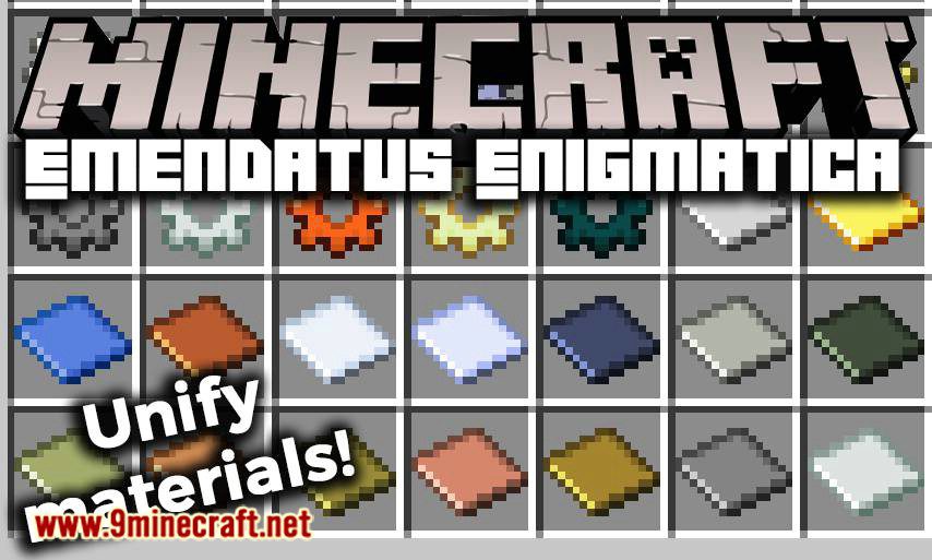 Emendatus Enigmatica Mod (1.19.2, 1.16.5) - Unify Materials 1