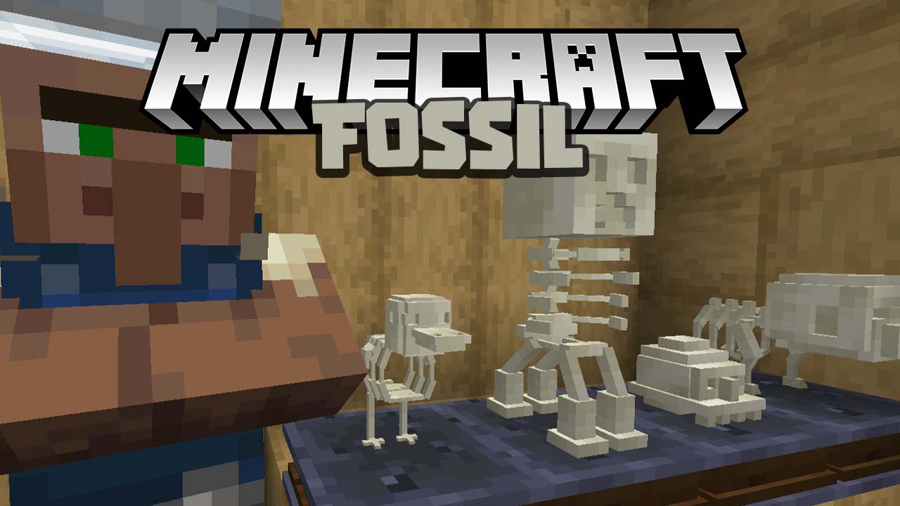 Fossil Mod 1.16.4 (Archaeologists, Decorative) 1