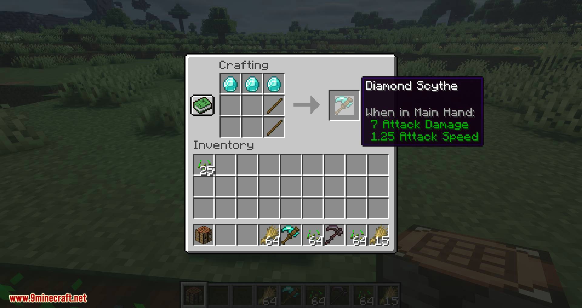 Harvest Scythes Mod (1.20.1, 1.19.4) - Easy & Quick Harvest 20