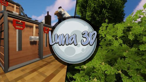 Luna 3D Resource Pack (1.16.5, 1.15.2) – Texture Pack Thumbnail