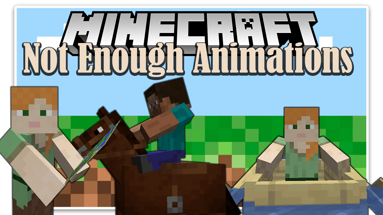 Not Enough Animations Mod (1.20.2, 1.19.4) - New Animations 1