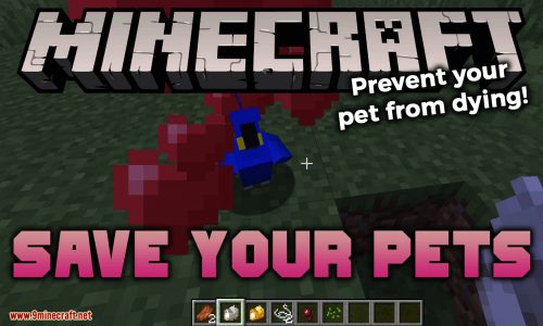 Save Your Pets Mod (1.21, 1.20.1) – Heal Wounded Pets Thumbnail