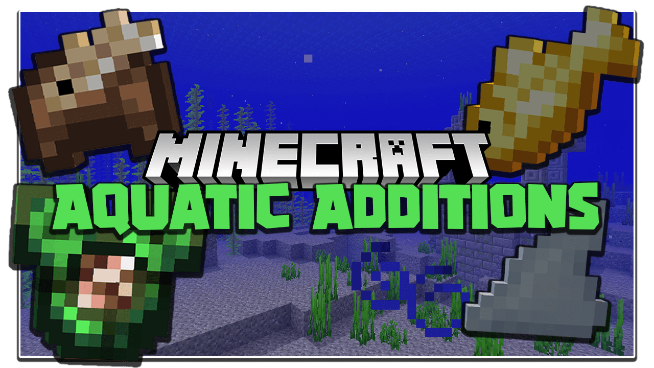 Aquatic Additions Mod (1.20.4, 1.19.4) - Turtle Armor, Edible 1