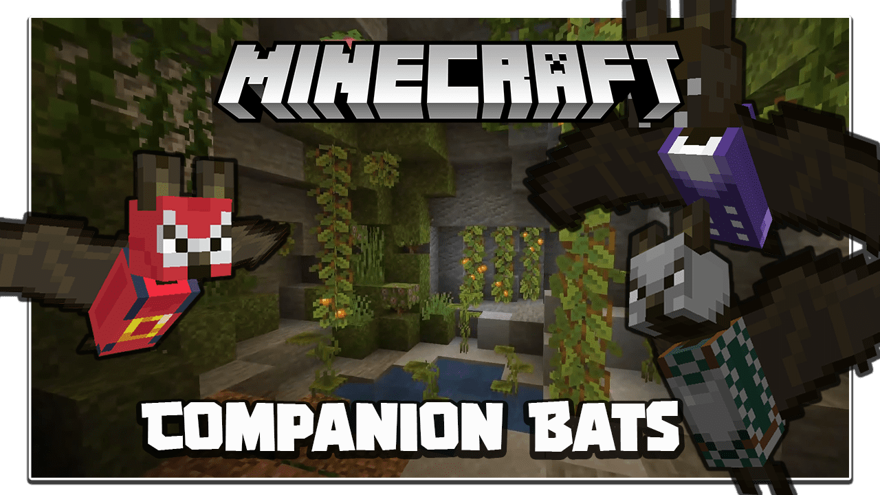 Companion Bats Mod (1.20.2, 1.19.4) - Pets, Accessories 1