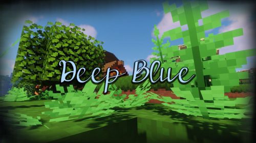 Deep Blue Resource Pack (1.20.6, 1.20.1) – Texture Pack Thumbnail