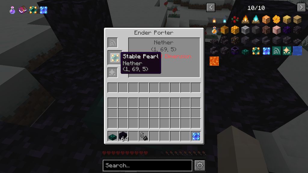 Enderporter Mod 1.16.5 (Travel, Dimensional Teleportation) 6