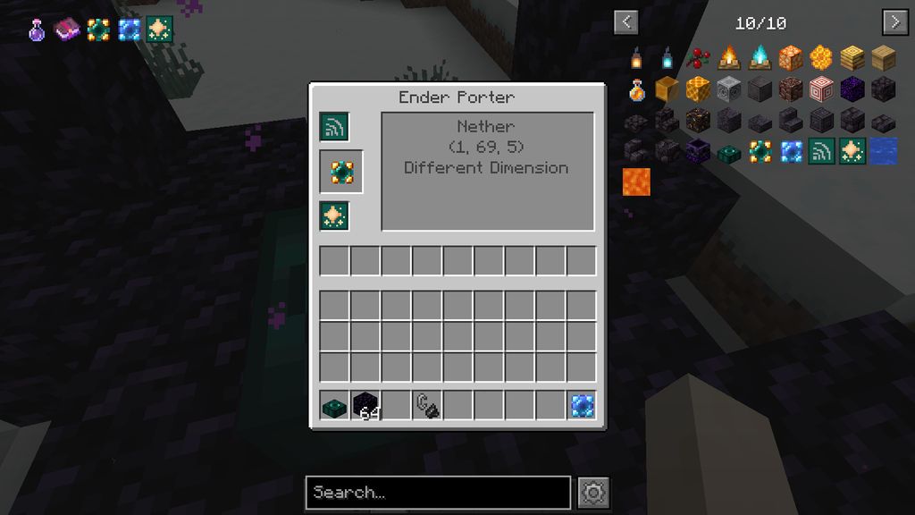 Enderporter Mod 1.16.5 (Travel, Dimensional Teleportation) 7