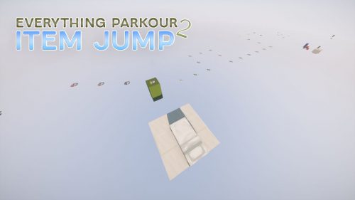 Everything Parkour 2: Item Jump Map (1.20.4, 1.19.4) for Minecraft Thumbnail