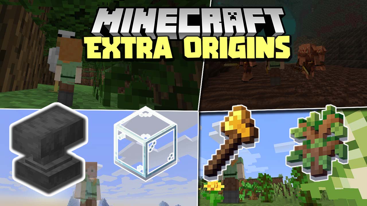 Extra Origins Mod (1.19.4, 1.18.2) - More Backstories to the Origins Mod 1