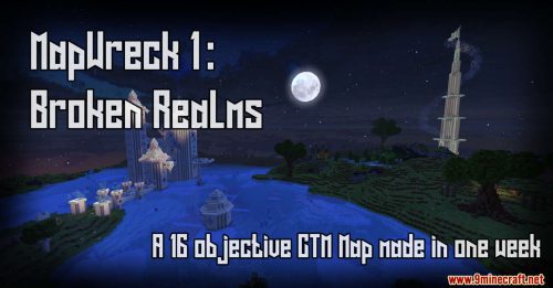 Mapwreck 1 – Broken Realms Map (1.20.4, 1.19.4) for Minecraft Thumbnail