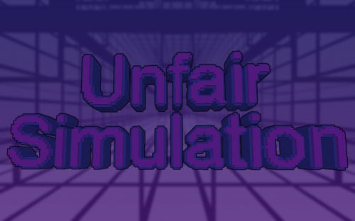 Unfair Simulation Map (1.20.4, 1.19.4) for Minecraft Thumbnail