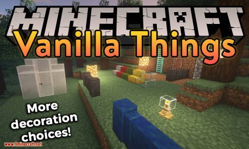 Vanilla Things Mod (1.20.4, 1.16.5) – More Decoration Choices Thumbnail