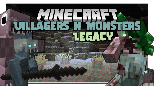 Villagers and Monsters Legacy Mod 1.16.5 (Adventure, Dimension) Thumbnail