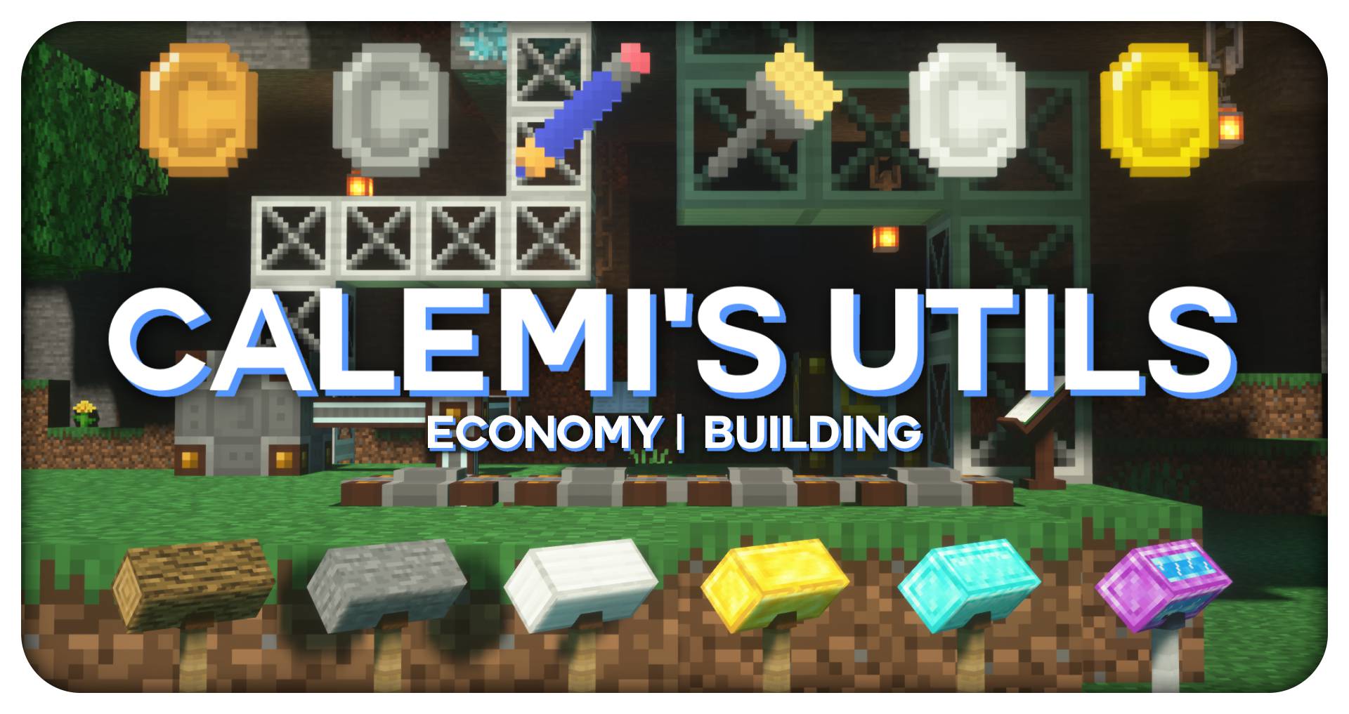 Calemi's Utilities Mod 1.16.5, 1.15.2 (Money, Shops, Building, Market) 2