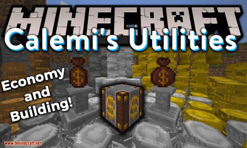 Calemi’s Utilities Mod 1.16.5, 1.15.2 (Money, Shops, Building, Market) Thumbnail