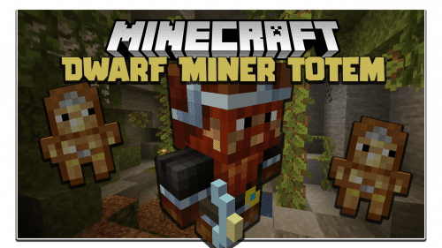 Dwarf Miner Totem Mod 1.16.4 (Worker, Mining) Thumbnail