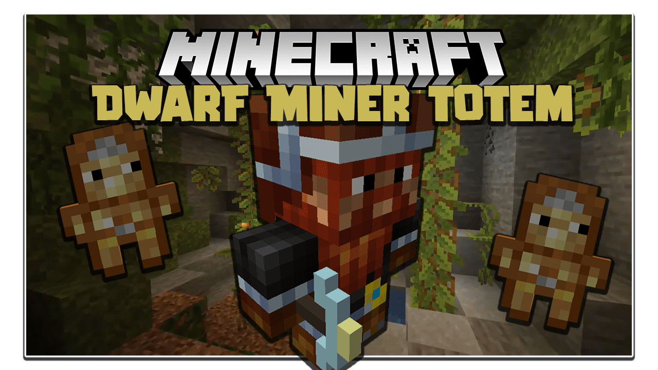 Dwarf Miner Totem Mod 1.16.4 (Worker, Mining) 1