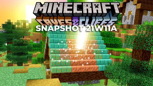 Minecraft 1.17 Snapshot 21w11a (Copper Changed With Lightning) Thumbnail