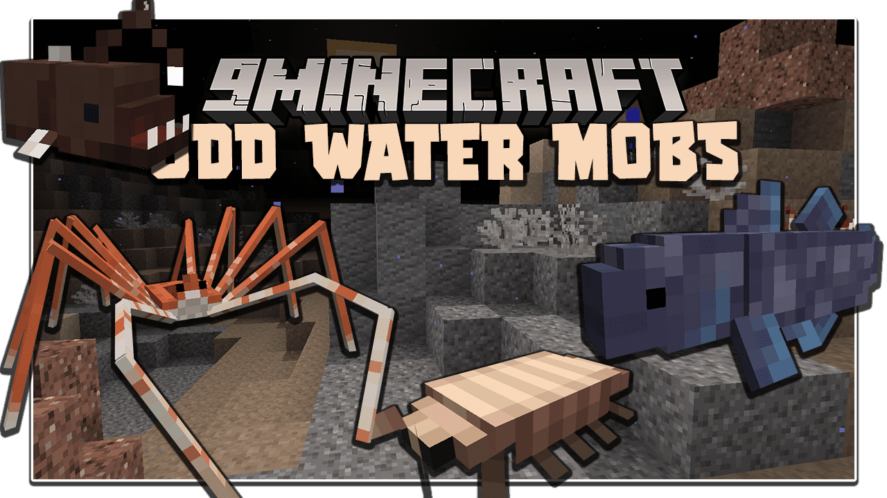 Odd Water Mobs Mod (1.16.5, 1.15.2) - Ocean Monsters 1
