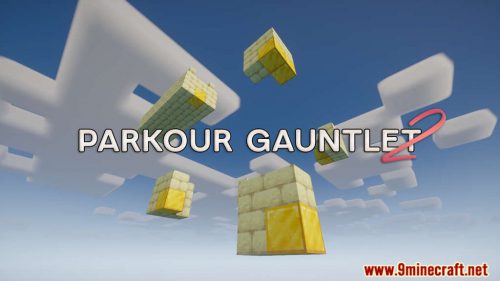 Parkour Gauntlet 2 Map (1.20.4, 1.19.4) for Minecraft Thumbnail