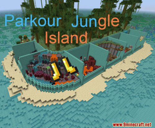 Parkour Jungle Island Map (1.20.4, 1.19.4) for Minecraft Thumbnail