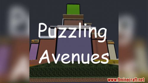Puzzling Avenues Map (1.20.4, 1.19.4) for Minecraft Thumbnail