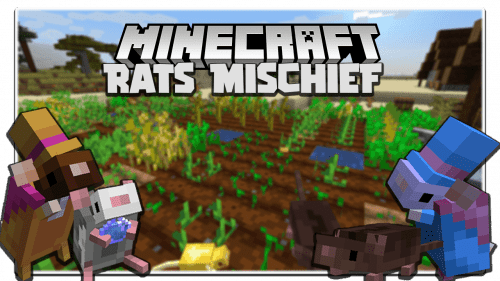 Rats Mischief Mod (1.19.2, 1.18.2) – Companions, Workers Thumbnail