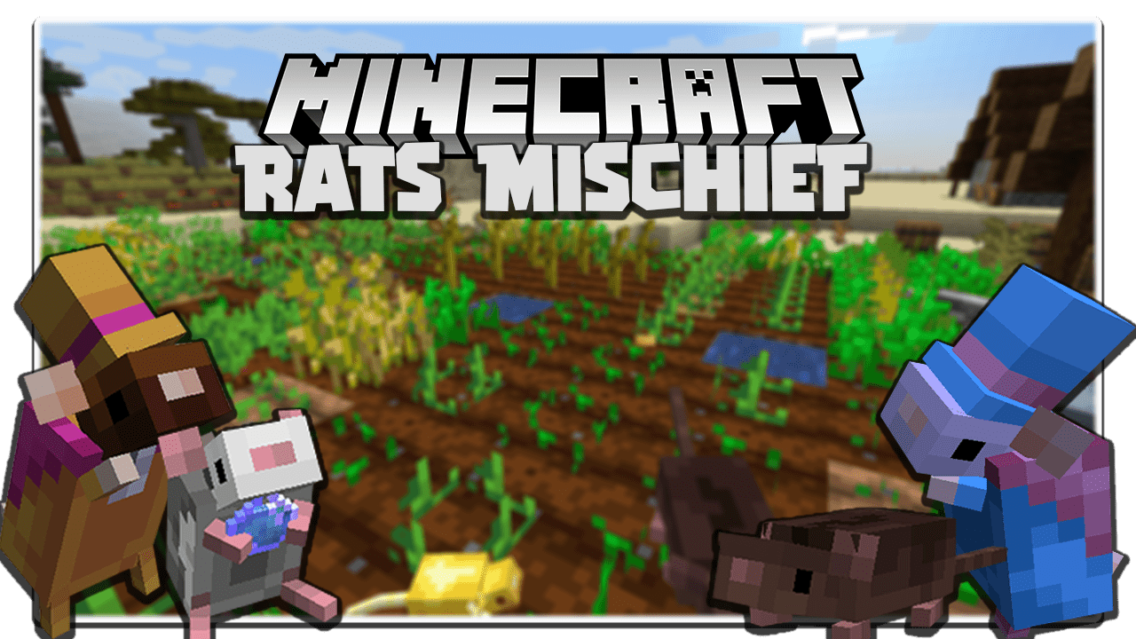 Rats Mischief Mod (1.19.2, 1.18.2) - Companions, Workers 1